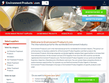 Tablet Screenshot of environmentproducts1.com